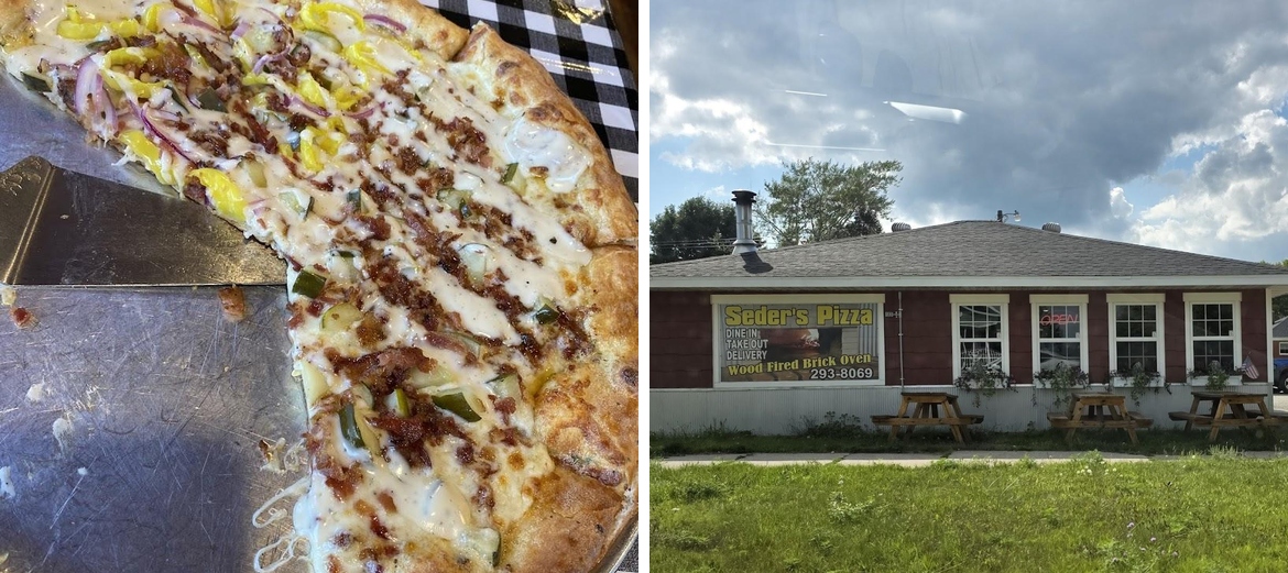 Seder's Pizza Menu