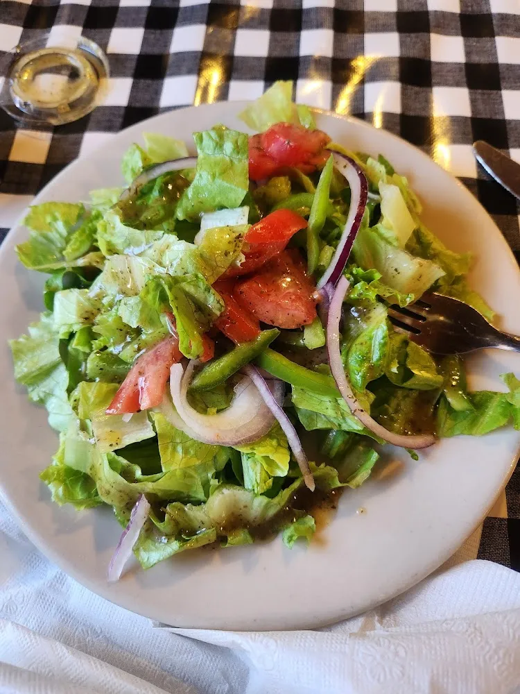 Dinner Salad with Homemade Italian Dressing