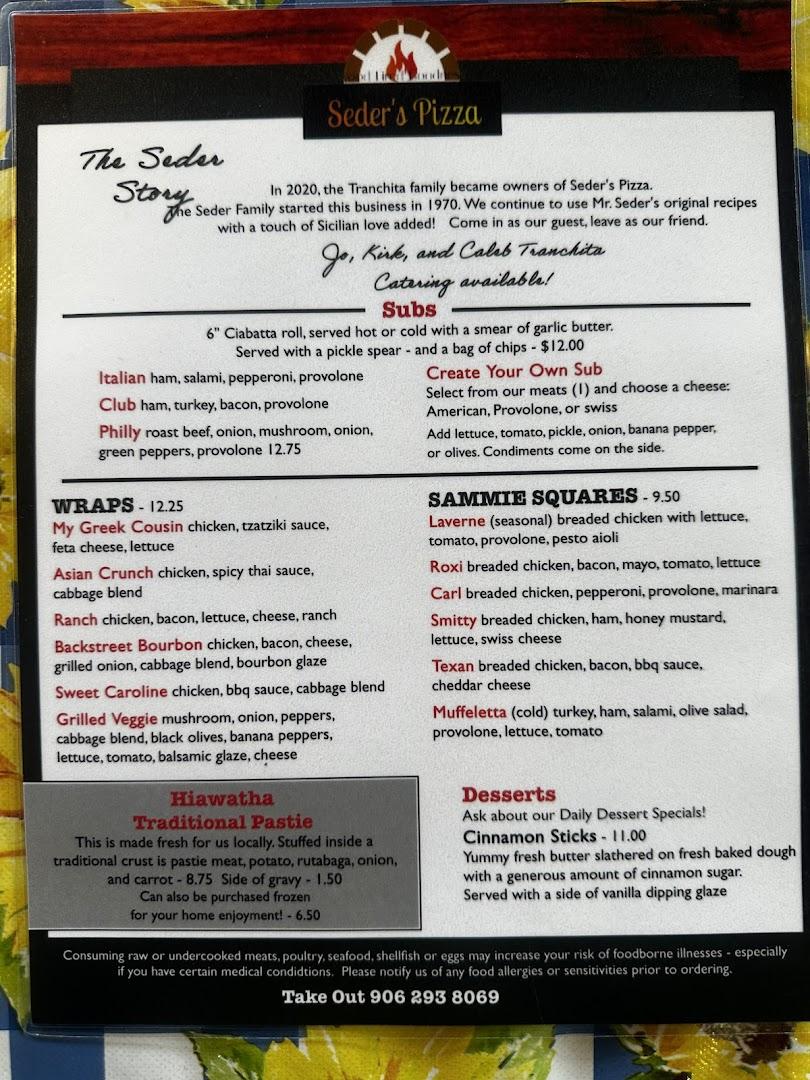 Seder's Pizza